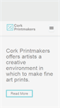 Mobile Screenshot of corkprintmakers.ie